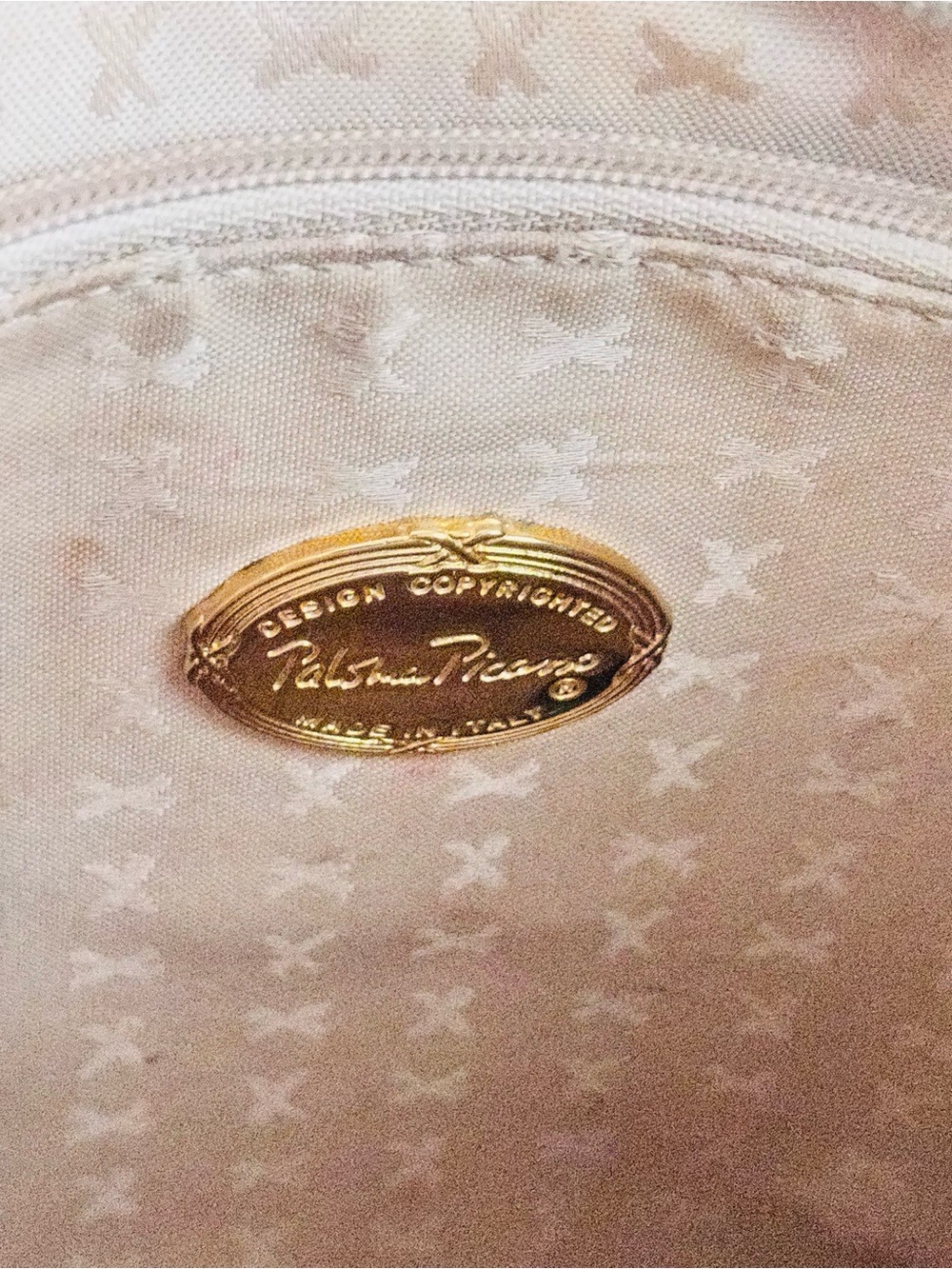 🤍 Paloma Picasso Cream Leather Mini Tote 🤍 - Picture 12 of 16